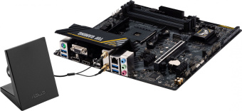 Материнская плата Asus TUF GAMING A520M-PLUS WIFI Soc-AM4 AMD A520 4xDDR4 mATX AC`97 8ch(7.1) 2xGgE RAID+VGA+HDMI+DP - купить недорого с доставкой в интернет-магазине