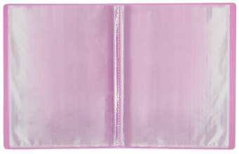 Папка с 20 прозр.вклад. Бюрократ Pastel PAST20PINK A4 пластик 0.5мм торц.карм с бум. встав розовый - купить недорого с доставкой в интернет-магазине