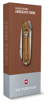 Нож перочинный Victorinox Classic SD Chocolate Fugde (0.6223.T55G) 58мм 7функц. подар.коробка - цена, купить или заказать с доставкой в интернет-магазине Нож перочинный Victorinox Classic SD Chocolate Fugde (0.6223.T55G) 58мм 7функц. подар.коробка - купить недорого с доставкой в интернет-магазине
