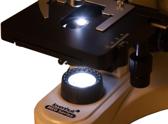 Микроскоп Levenhuk MED 10B бинокуляр 401000x на 4 объектива белый - купить недорого с доставкой в интернет-магазине