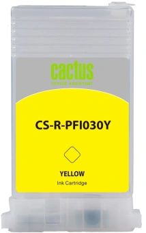 Картридж перезаправляемый струйный Cactus CS-R-PFI030Y желтый (55мл) для Canon imagePrograf TA-20/30/TM-240/340 - купить недорого с доставкой в интернет-магазине