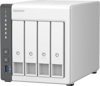 Сетевое хранилище NAS Qnap D4 (REV. C) 4-bay настольный Cortex-A55 RK3568B2 - купить недорого с доставкой в интернет-магазине