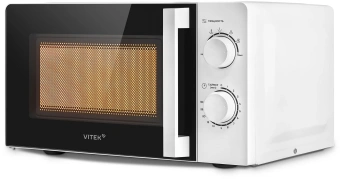 Микроволновая Печь Vitek VT-MW0120 20л. 700Вт белый/серебристый - купить недорого с доставкой в интернет-магазине