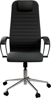 Кресло Метта SU-B-10 черный сиденье черный сетка с подголов. крестов. металл хром - купить недорого с доставкой в интернет-магазине