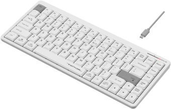 Клавиатура A4Tech Fstyler FBX53C белый USB беспроводная BT/Radio slim Multimedia (FBX53C) - купить недорого с доставкой в интернет-магазине