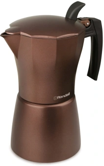 Кофеварка гейзерн. Rondell Kortado RDA-399 0.45л алюминий коричневый - купить недорого с доставкой в интернет-магазине