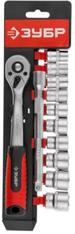 Набор торцевых головок Зубр 27646-H12 в комплекте 12 предметов - купить недорого с доставкой в интернет-магазине