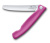 Нож кухонный Victorinox Swiss Classic (6.7836.F5B) стальной для овощей лезв.110мм серрейт. заточка розовый блистер - купить недорого с доставкой в интернет-магазине