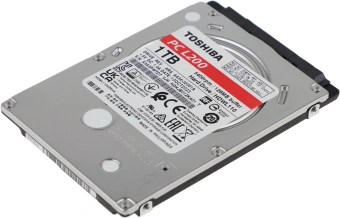 Жесткий диск Toshiba SATA-III 1TB HDWL110UZSVA Notebook L200 Slim (5400rpm) 128Mb 2.5" - купить недорого с доставкой в интернет-магазине