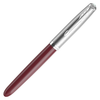Ручка перьев. Parker 51 Core (CW2123496) Burgundy F сталь нержавеющая подар.кор. кругл. - купить недорого с доставкой в интернет-магазине