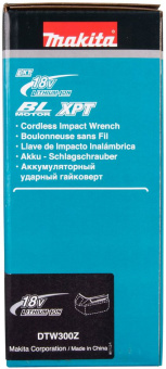 Гайковерт Makita DTW300Z аккум. патрон:квад.1/2" - купить недорого с доставкой в интернет-магазине