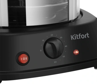 Шашлычница электрическая Kitfort КТ-1411 1500Вт серебристый/черный - купить недорого с доставкой в интернет-магазине