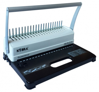 Переплетчик Kobra Queenbind H500 A4/перф.14л.сшив/макс.500л./пластик.пруж.-51мм) - купить недорого с доставкой в интернет-магазине