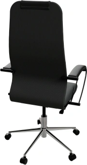 Кресло Метта SU-B-10 черный сиденье черный сетка с подголов. крестов. металл хром - купить недорого с доставкой в интернет-магазине