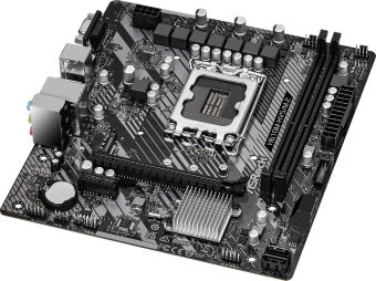 Материнская плата Asrock H610M-HVS/M.2 R2.0 Soc-1700 Intel H610 2xDDR4 mATX AC`97 8ch(7.1) GbLAN+VGA+HDMI - купить недорого с доставкой в интернет-магазине