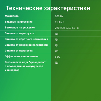 Автоинвертор Digma DCI-200 200Вт - купить недорого с доставкой в интернет-магазине