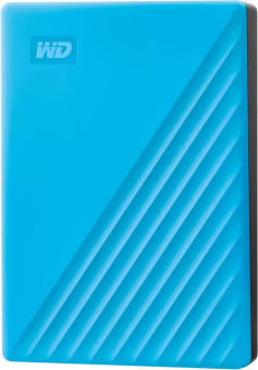 Жесткий диск WD USB3.2 Gen1 5TB WDBPKJ0050BBL-WESN My Passport 2.5" голубой - купить недорого с доставкой в интернет-магазине