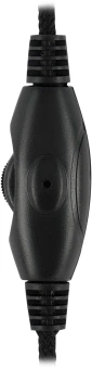Наушники с микрофоном Оклик HS-M200 черный 1.8м накладные оголовье (1532011) - купить недорого с доставкой в интернет-магазине
