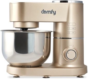 Миксер планетарный Domfy DSC-KM301 1200Вт золотистый - купить недорого с доставкой в интернет-магазине