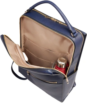 Рюкзак женский Piquadro Patricia CA6839W140BM/BLU темно-синий натур.кожа - купить недорого с доставкой в интернет-магазине