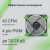 Вентилятор для корпуса Digma DFAN120PWM-1BK 120х120x25 черный 4-pin 28дБ Ret - купить недорого с доставкой в интернет-магазине