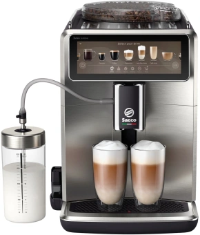 Кофемашина Saeco SM8885/00 1500Вт серебристый - купить недорого с доставкой в интернет-магазине