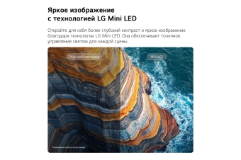Телевизор LED LG 50" 50QNED80B6B.ARUG черный титан 4K Ultra HD 60Hz DVB-T DVB-T2 DVB-C DVB-S DVB-S2 USB WiFi Smart TV - купить недорого с доставкой в интернет-магазине