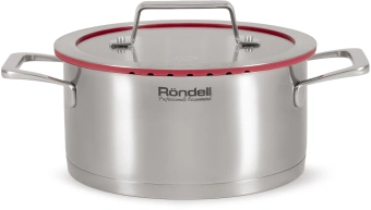 Кастрюля Rondell Verter RDS-2029 2.6л. d=20см (с крышкой) стальной - купить недорого с доставкой в интернет-магазине