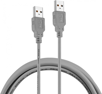 Кабель Buro USB A(m) USB A(m) 1.8м (BHP RET USB_AM18) серый (блистер) - купить недорого с доставкой в интернет-магазине