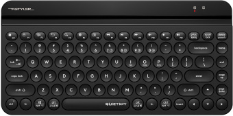 Клавиатура A4Tech FBK30 черный USB беспроводная BT/Radio slim Multimedia (FBK30 BLACK) - купить недорого с доставкой в интернет-магазине