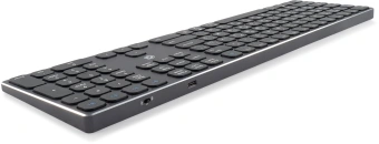 Клавиатура Оклик K867W серый/черный USB беспроводная BT/Radio slim Multimedia (2002130) - купить недорого с доставкой в интернет-магазине