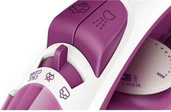 Утюг Philips GC1426/30 1400Вт фиолетовый/белый - купить недорого с доставкой в интернет-магазине