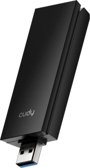 Сетевой адаптер Wi-Fi Cudy WU6500 BE6500 USB 3.0 (ант.внеш.несъем.) 2ант. - купить недорого с доставкой в интернет-магазине