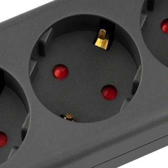 Сетевой фильтр Buro 600SE-1.8-USB-B 1.8м (6 розеток) черный (коробка) - купить недорого с доставкой в интернет-магазине