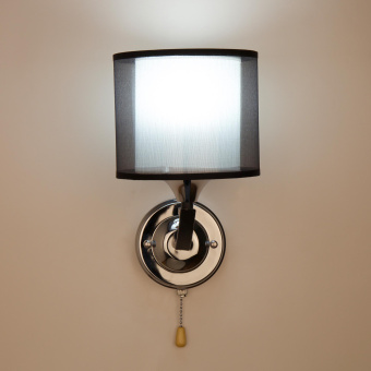 Светильник Hiper Andrea H025-1 наст.-потол. черный/хром - купить недорого с доставкой в интернет-магазине