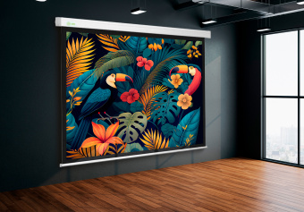 Экран Cactus 100" 124.5x221см Wallscreen CS-PSW-124x221 16:9 настенно-потолочный рулонный белый - купить недорого с доставкой в интернет-магазине