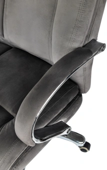 Кресло руководителя Бюрократ T-9925SL Fabric темно-серый Holland 18 крестов. металл хром - купить недорого с доставкой в интернет-магазине