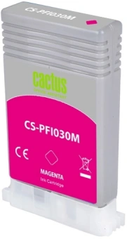 Картридж струйный Cactus CS-PFI030M PFI-030M пурп.пигм. (55мл) для Canon imagePROGRAF TA-20/30 - купить недорого с доставкой в интернет-магазине