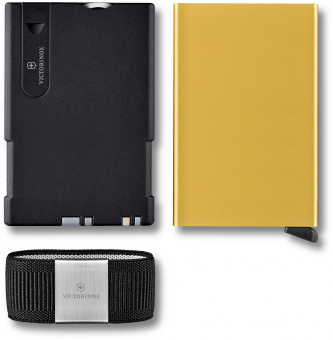 Швейцарская карта Victorinox Smart Card Wallet Delightful (0.7250.38) золотистый коробка подарочная - купить недорого с доставкой в интернет-магазине