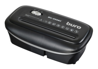 Шредер Buro Home BU-S506C черный (секр.P-4) фрагменты 5лист. 12лтр. пл.карты - купить недорого с доставкой в интернет-магазине