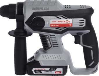 Перфоратор Интерскол ПА-24/18В без АКБ и ЗУ патрон:SDS-plus уд.:2.2Дж аккум. (кейс в комплекте) - купить недорого с доставкой в интернет-магазине