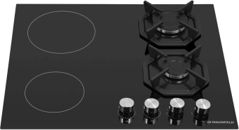 Газовая варочная поверхность Maunfeld EEHG.642VC.2CB/KG черный - купить недорого с доставкой в интернет-магазине