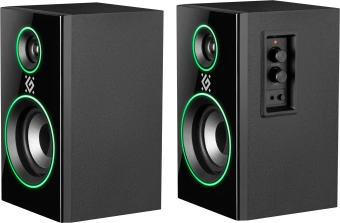 Колонки Defender Solar 20 2.0 черный 20Вт BT беспроводные BT - купить недорого с доставкой в интернет-магазине