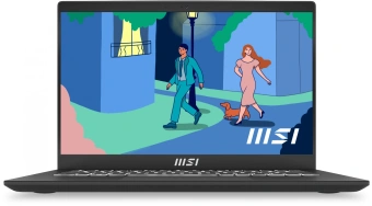 Ноутбук MSI Modern 14 C7M-048US Ryzen 7 7730U 16Gb SSD512Gb AMD Radeon Graphics 14" IPS FHD (1920x1080) Windows 11 Home Multi Language black WiFi BT Cam (9S7-14JK12-048) - купить недорого с доставкой в интернет-магазине