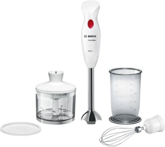 Блендер погружной Bosch CleverMixx MSM24500 400Вт белый - купить недорого с доставкой в интернет-магазине