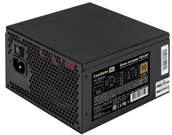 Блок питания Exegate ATX 750W 750VSP 80+ gold (20+4pin) APFC 120mm fan 6xSATA Cab Manag RTL - купить недорого с доставкой в интернет-магазине