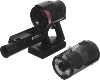 Пылесос Kitfort КТ-5371 450Вт черный/розовый - купить недорого с доставкой в интернет-магазине