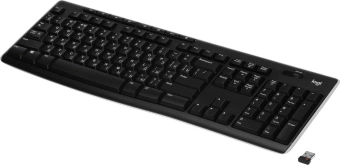 Клавиатура Logitech K270 черный/белый USB беспроводная Multimedia (920-003058) - купить недорого с доставкой в интернет-магазине