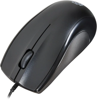 Мышь Оклик 185M черный оптическая 1200dpi USB для ноутбука 3but (945606) - купить недорого с доставкой в интернет-магазине