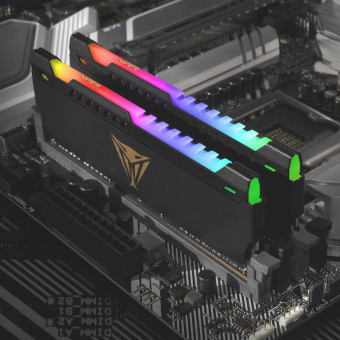 Память DDR4 2x32GB 3200MHz Patriot PVSR464G320C8K Viper Steel RGB RTL Gaming PC4-25600 CL18 DIMM 288-pin 1.35В dual rank с радиатором Ret - купить недорого с доставкой в интернет-магазине